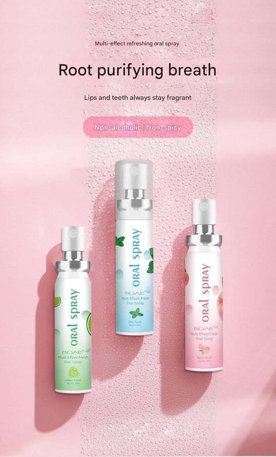 Mouth Spray Mint & Fruit Flavored Mouth Spray Breath Mouth Spray Mint & Fruit Flavor Breath Oral Spray